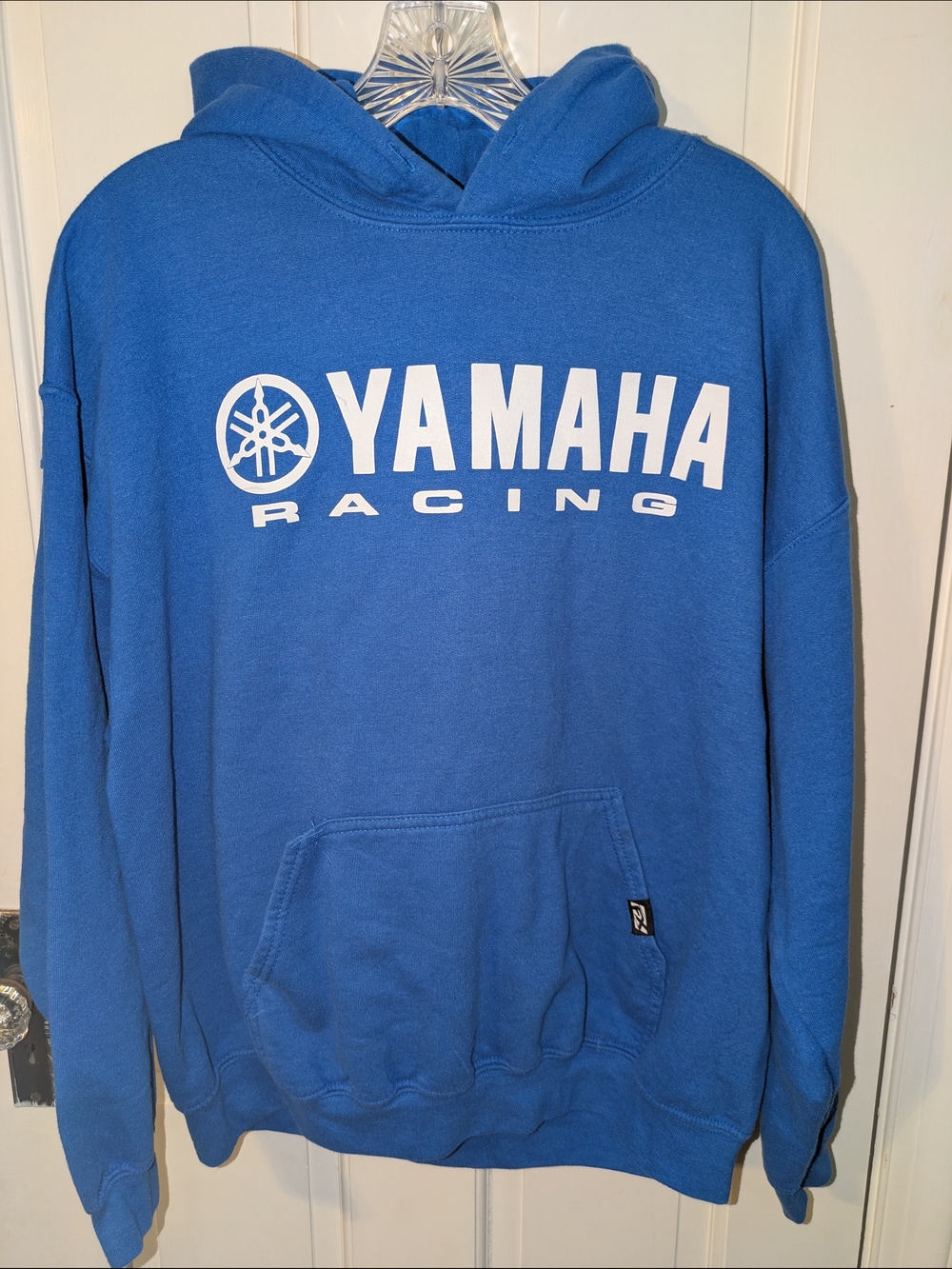 Yamaha Racing Men's Blue Hoodie Sweatshirt